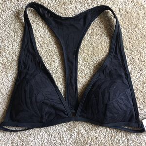 Rip Curl New Black Bikini Top Size M